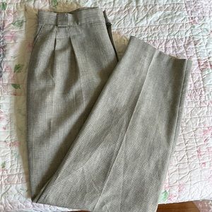 men’s linen gingham pants